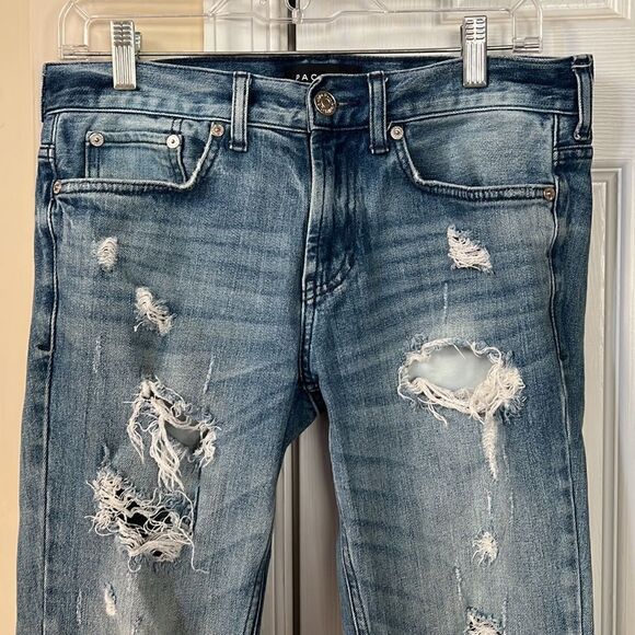 PacSun Los Angeles skinny jeans women’s 29 x 30 destroyed distressed - Picture 6 of 11